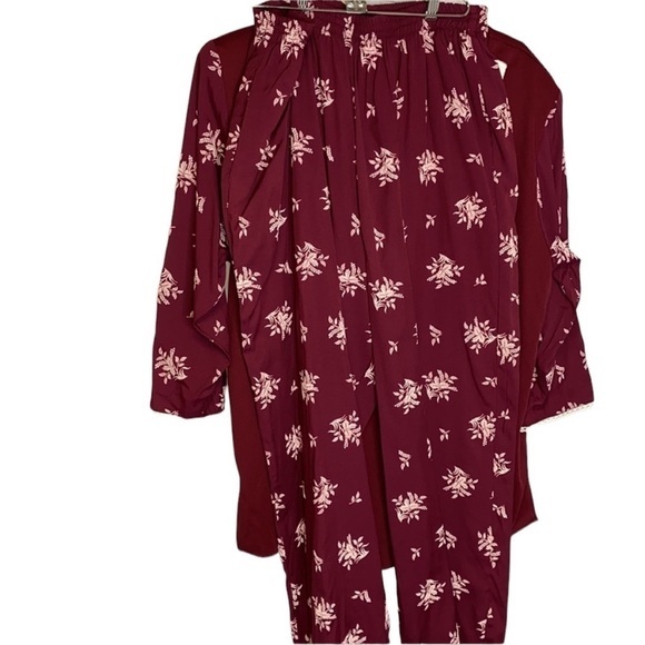 NWT Deadstock Lacy After Noon Made in USA Vintage Lounge Shirt Pant - Picture 2 of 9